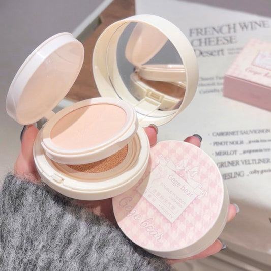 Two-in-one Powder Cushion Foundation Moisturizing And Clear Natural Non-stuck Powder Makeup Brightening Finishing Concealer